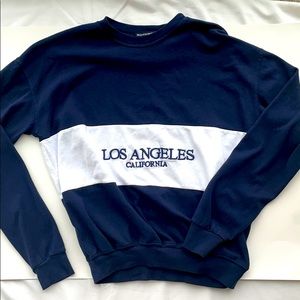 Brandy Melville Los Angeles Sweater Crew Neck